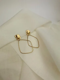Boucles d'oreilles-EASY-CLOTHES Boucles d’oreilles Saba - doréesEasy Clothes Dorées