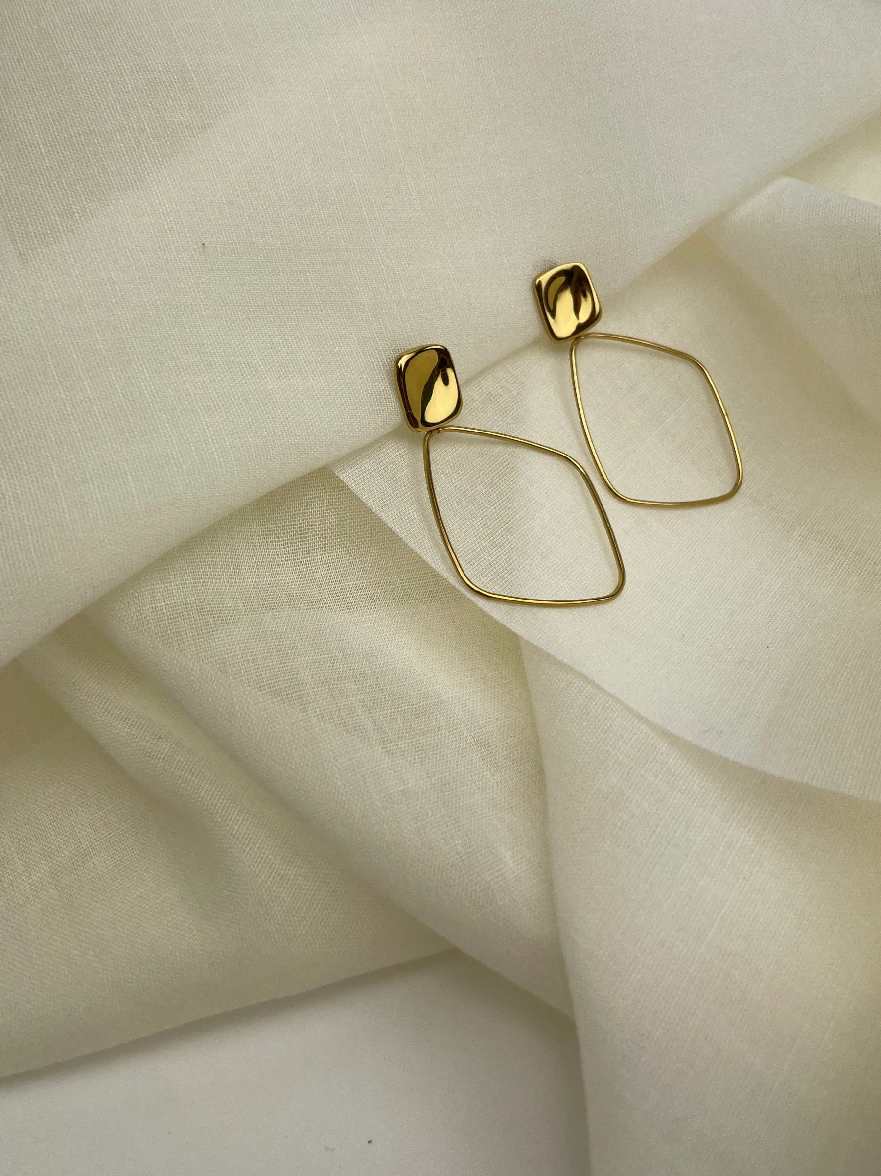 Boucles d'oreilles-EASY-CLOTHES Boucles d’oreilles Saba - doréesEasy Clothes Dorées