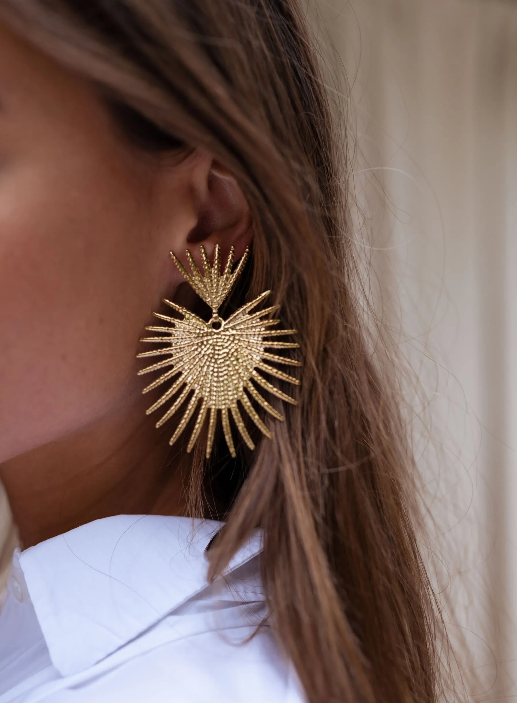 Boucles d'oreilles-EASY-CLOTHES Boucles d’oreilles Soleil - doréesEasy Clothes Dorées