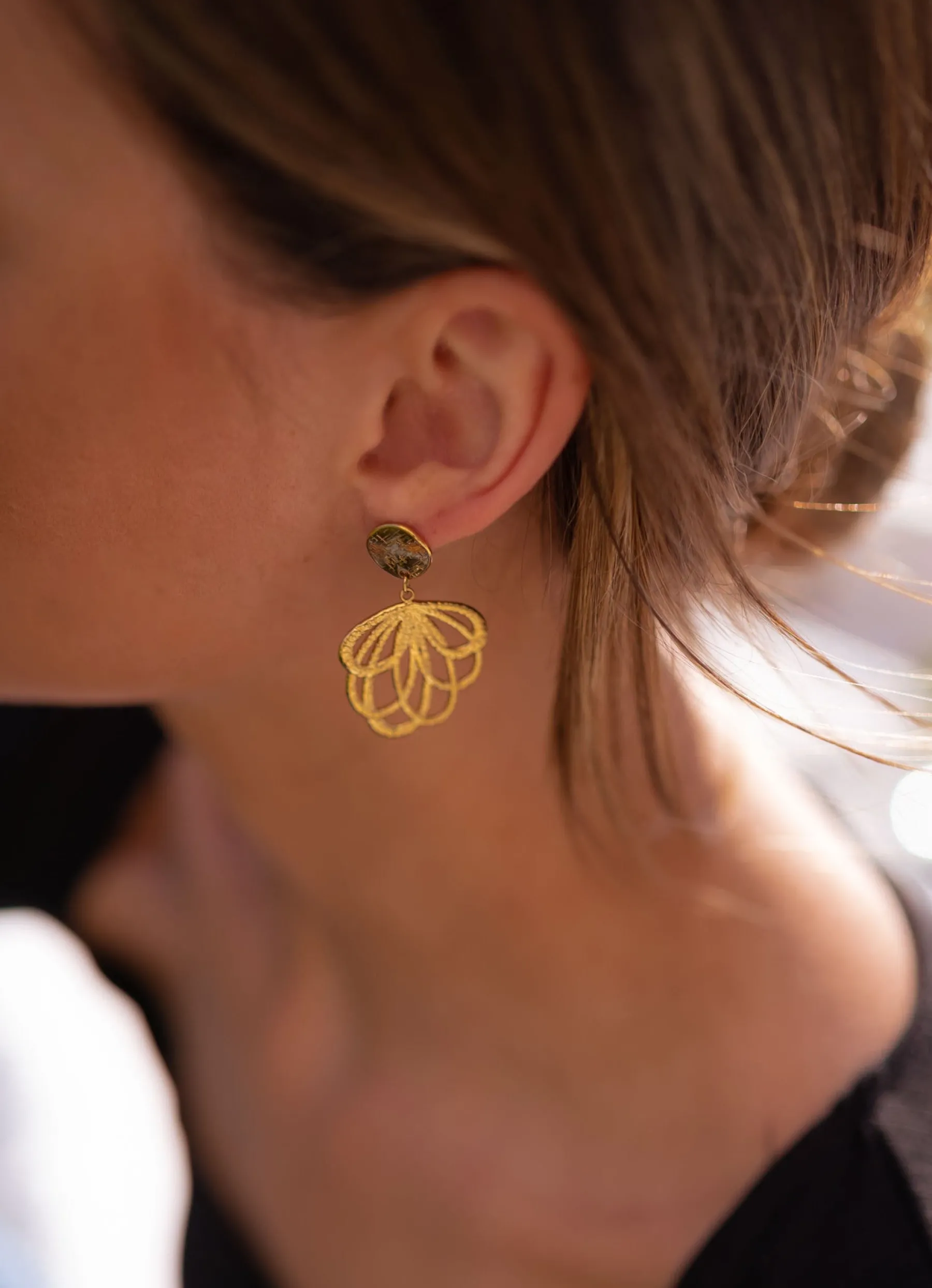 Boucles d'oreilles-EASY-CLOTHES Boucles d’oreilles Vero - doréesEasy Clothes Dorées