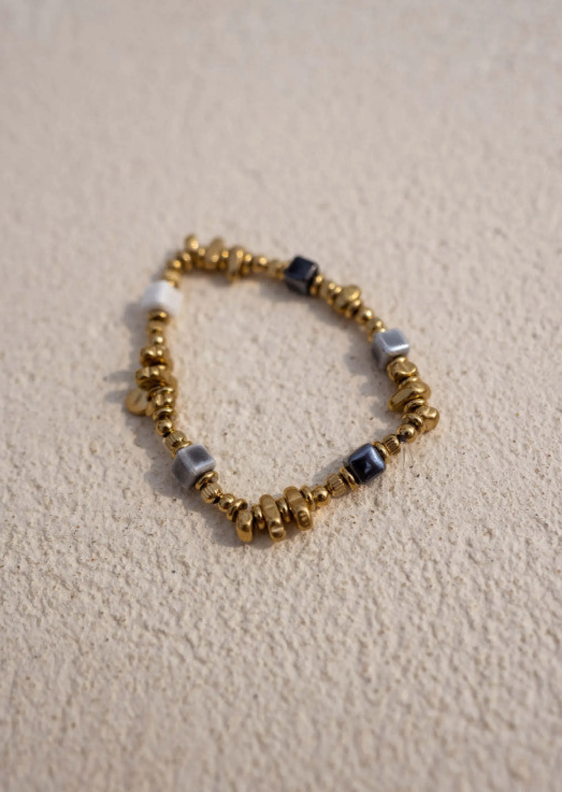 Bracelets-EASY-CLOTHES Bracelet Doré - Roulot - Acier Inoxydable - Bijoux & AccessoiresEasy Clothes Doré
