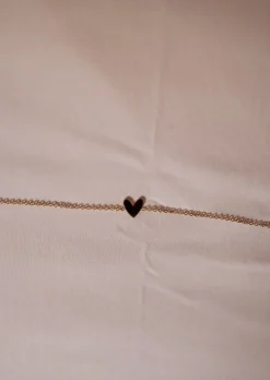 Bracelets-EASY-CLOTHES Bracelet Léon - Pendentif Coeur - DoréEasy Clothes Doré