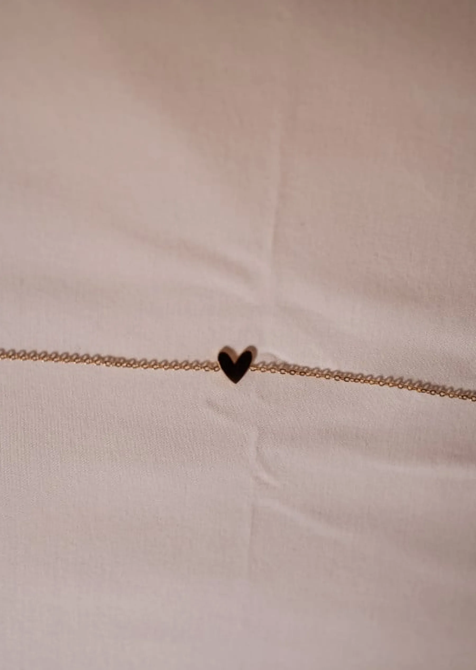 Bracelets-EASY-CLOTHES Bracelet Léon - Pendentif Coeur - DoréEasy Clothes Doré