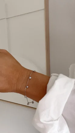 Bracelets-EASY-CLOTHES Bracelet Mietta doré | Bracelet en pierres rondes | Prêt-à-porter en ligne | Easy Clothes Doré