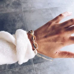Bracelets-EASY-CLOTHES Bracelet Shella - beigeEasy Clothes Beige       