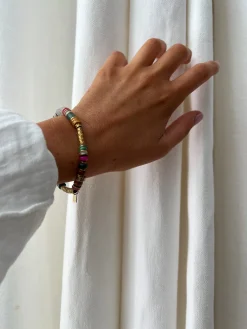 Bracelets-EASY-CLOTHES Bracelet Soizic - à perles vertesEasy Clothes À perles vertes