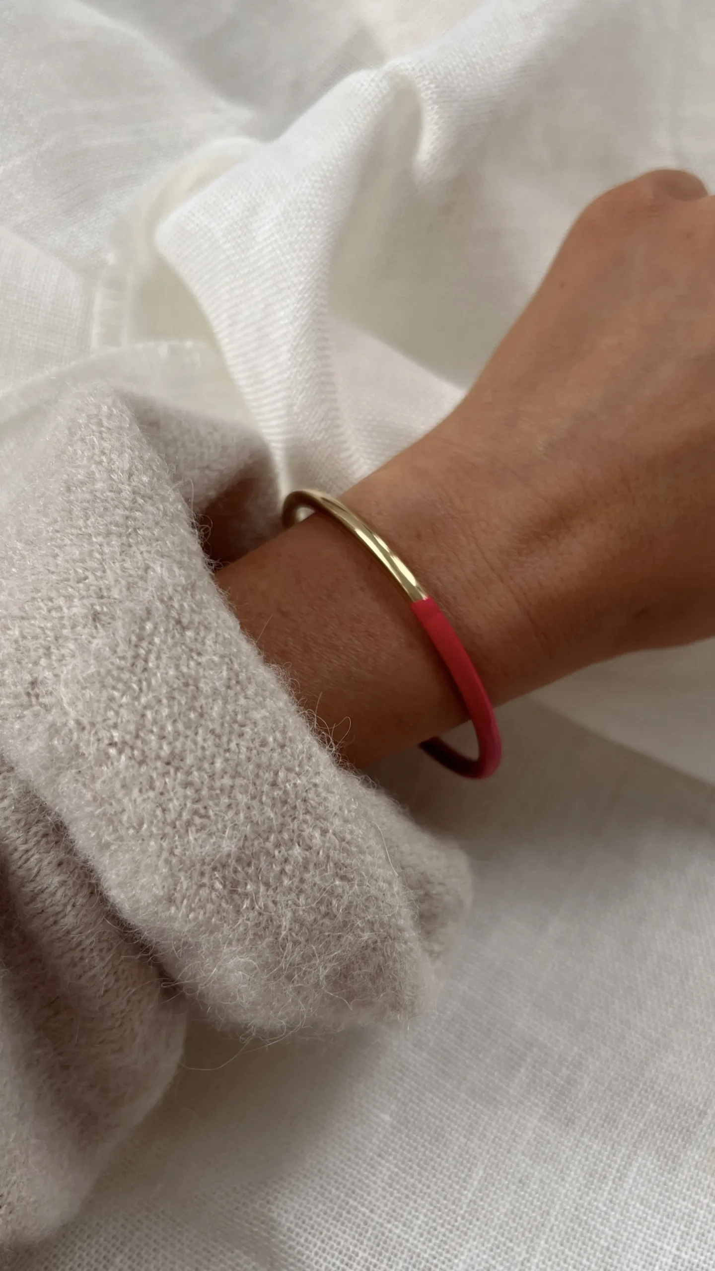 Bracelets-EASY-CLOTHES Bracelet Vienne - doré et roseEasy Clothes Doré et rose