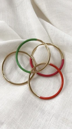 Bracelets-EASY-CLOTHES Bracelet Vienne - doré et roseEasy Clothes Doré et rose