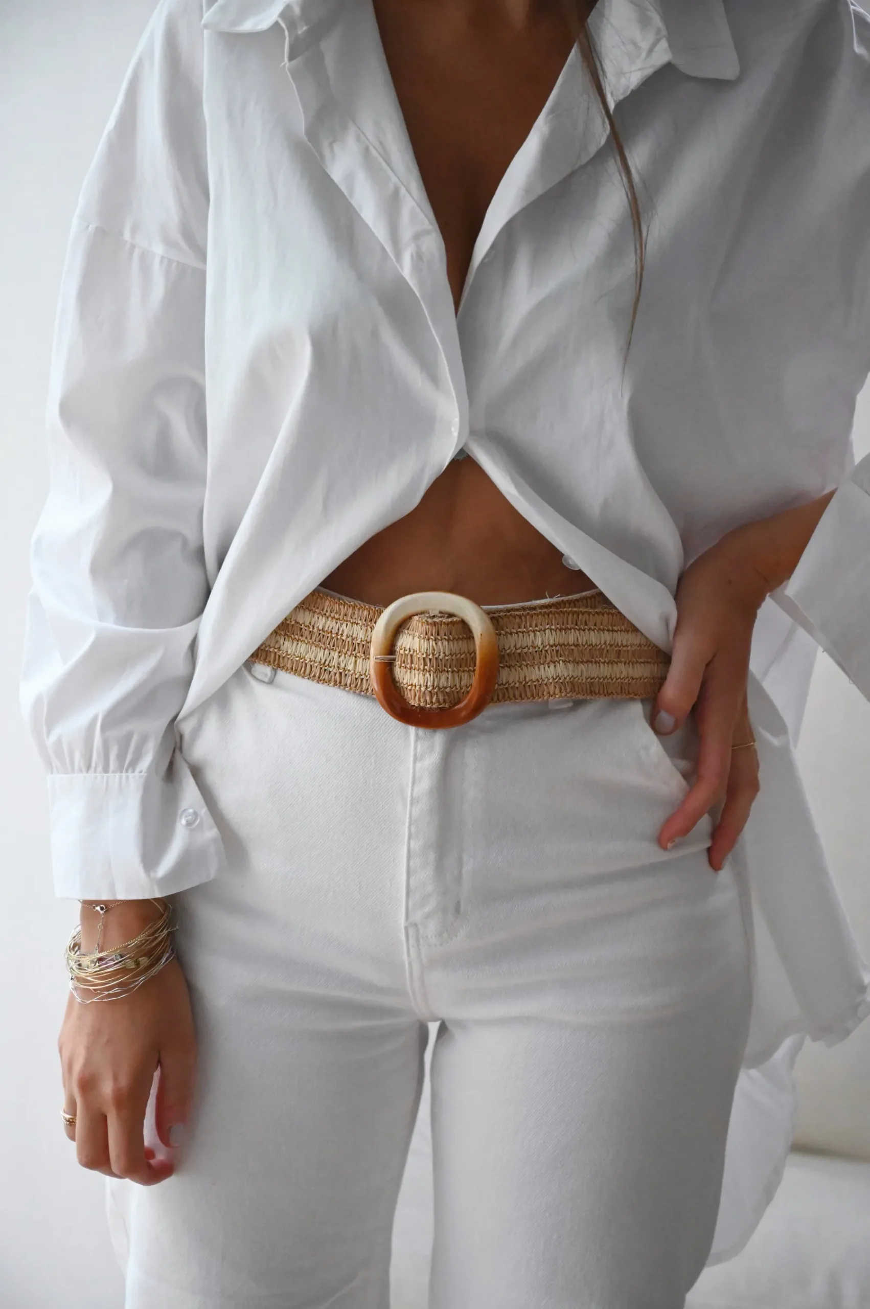 Ceintures-EASY-CLOTHES Ceinture Axelou - beigeEasy Clothes Beige