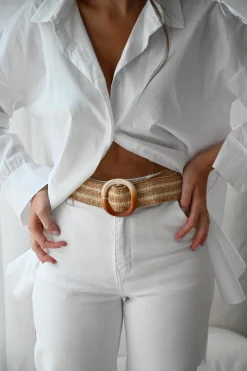 Ceintures-EASY-CLOTHES Ceinture Axelou - beigeEasy Clothes Beige
