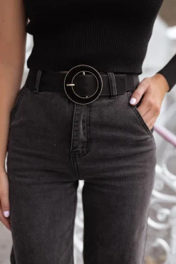 Ceintures-EASY-CLOTHES Ceinture Billie - noireEasy Clothes Noire