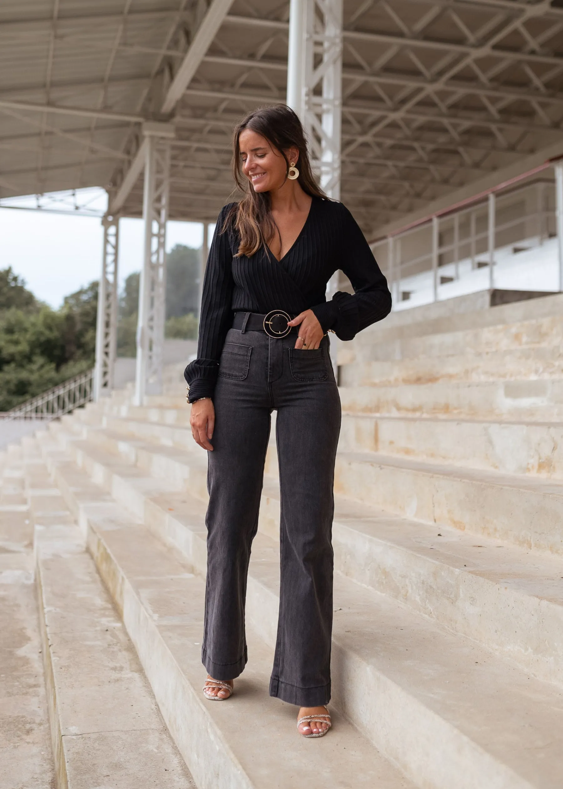 Ceintures-EASY-CLOTHES Ceinture Billie - noireEasy Clothes Noire