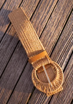 Ceintures-EASY-CLOTHES Ceinture Bingo - Couleur Beige - Accessoires Easy Clothes Beige