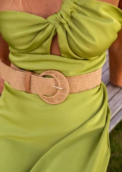 Ceintures-EASY-CLOTHES Ceinture Bingo - Couleur Beige - Accessoires Easy Clothes Beige       