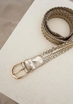 Ceintures-EASY-CLOTHES Ceinture Boucle Dorée - Akira - Accessoires Easy Clothes Dorée