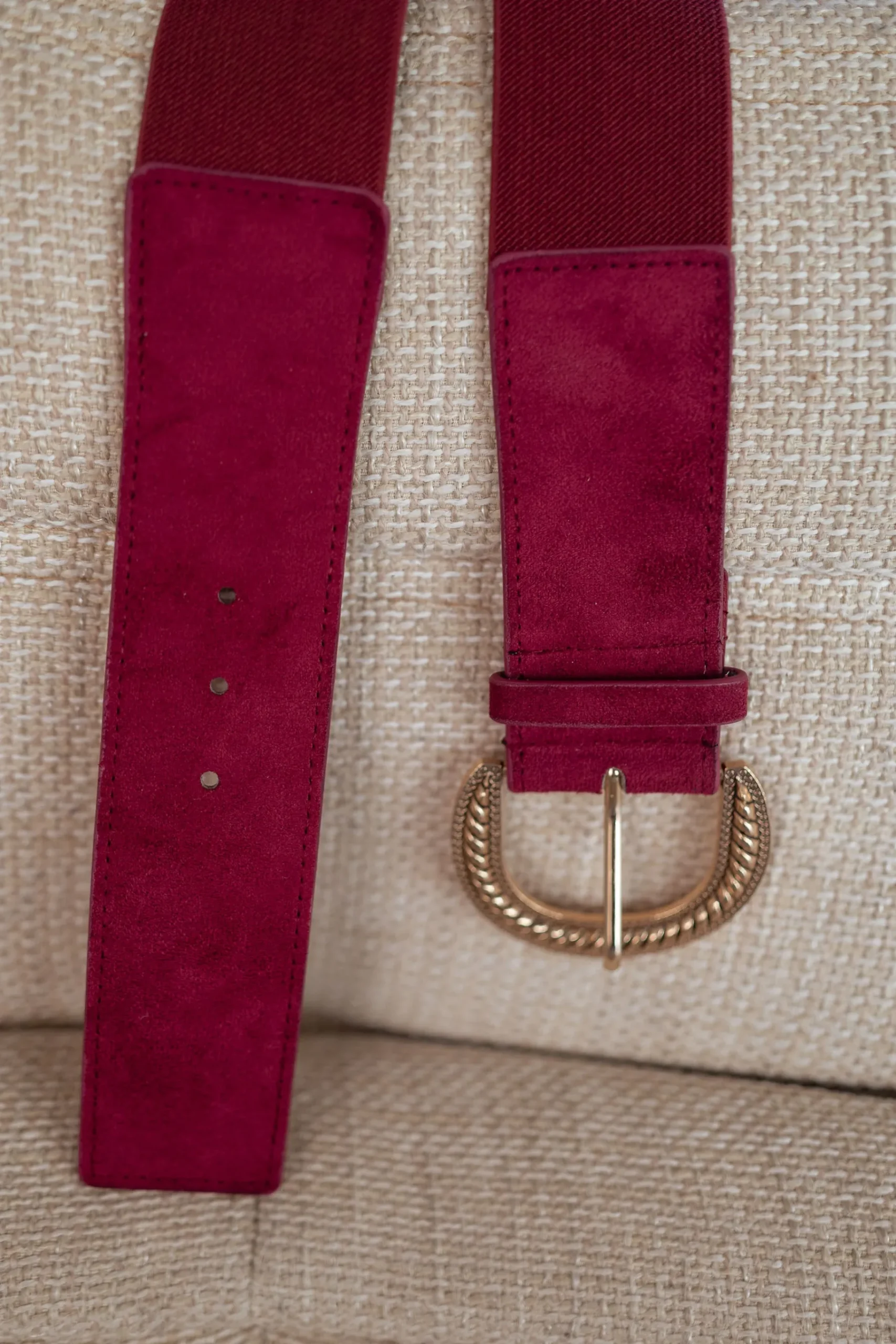 Ceintures-EASY-CLOTHES Ceinture Marick - bordeauxEasy Clothes Bordeaux