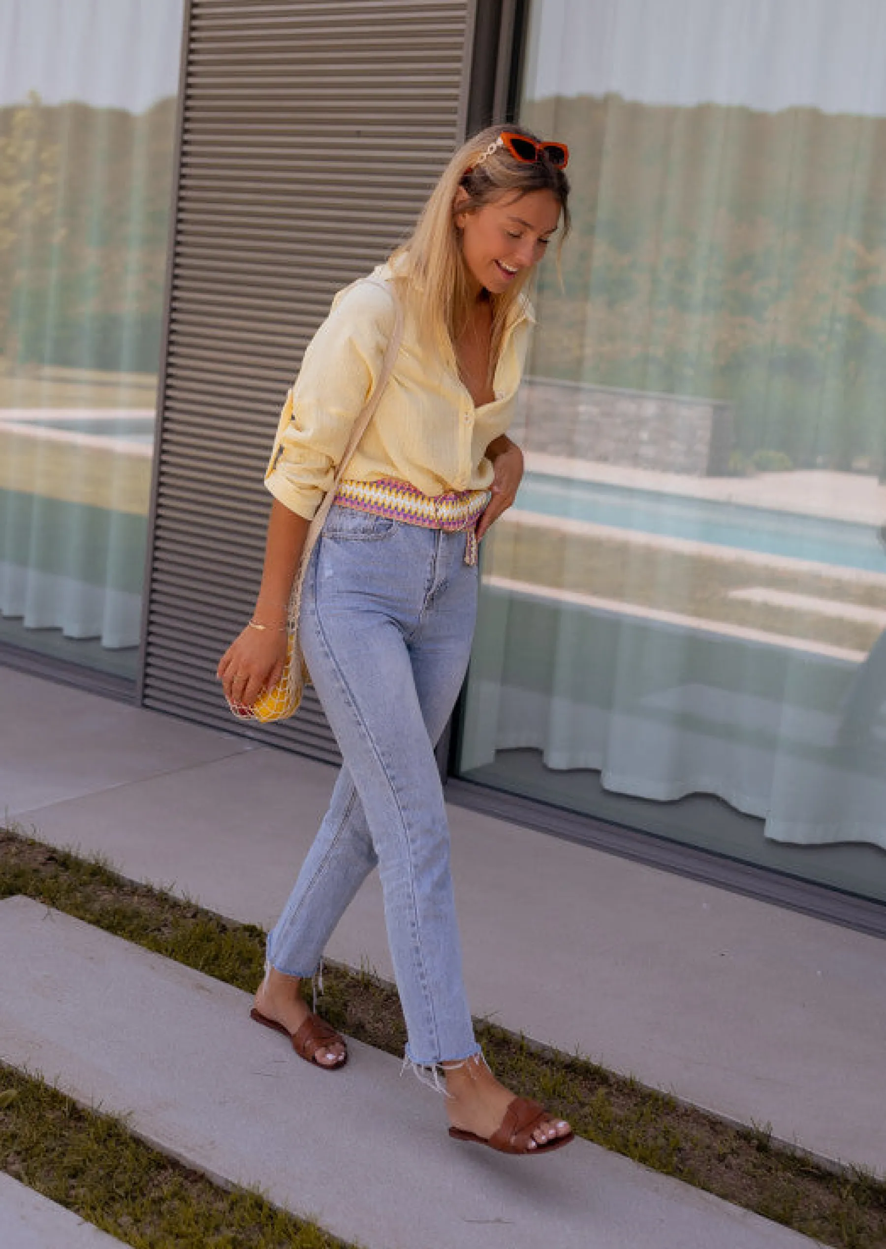 Ceintures-EASY-CLOTHES Ceinture Marja rose | Ceinture tressée rose | Prêt-à-porter en ligne | Easy Clothes Rose