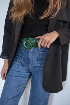 Ceintures-EASY-CLOTHES Ceinture Nicole - verteEasy Clothes Verte       