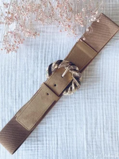 Ceintures-EASY-CLOTHES Ceinture Petra - taupeEasy Clothes Taupe