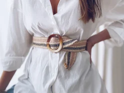 Ceintures-EASY-CLOTHES Ceinture Taha - beigeEasy Clothes Beige