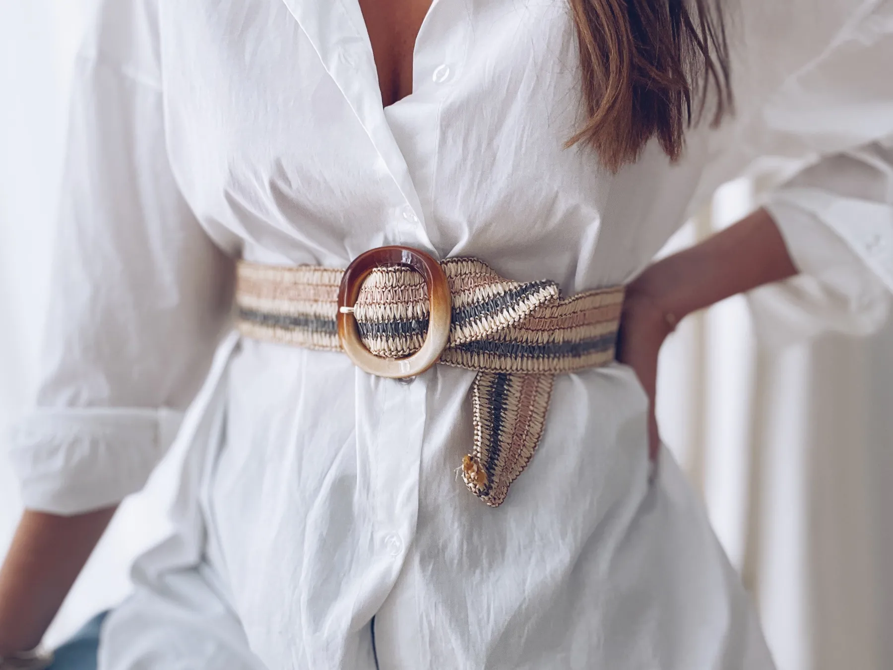 Ceintures-EASY-CLOTHES Ceinture Taha - beigeEasy Clothes Beige