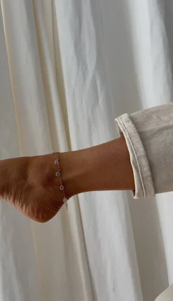 Bracelets-EASY-CLOTHES Chaine de cheville Carlita - doréeEasy Clothes Dorée       