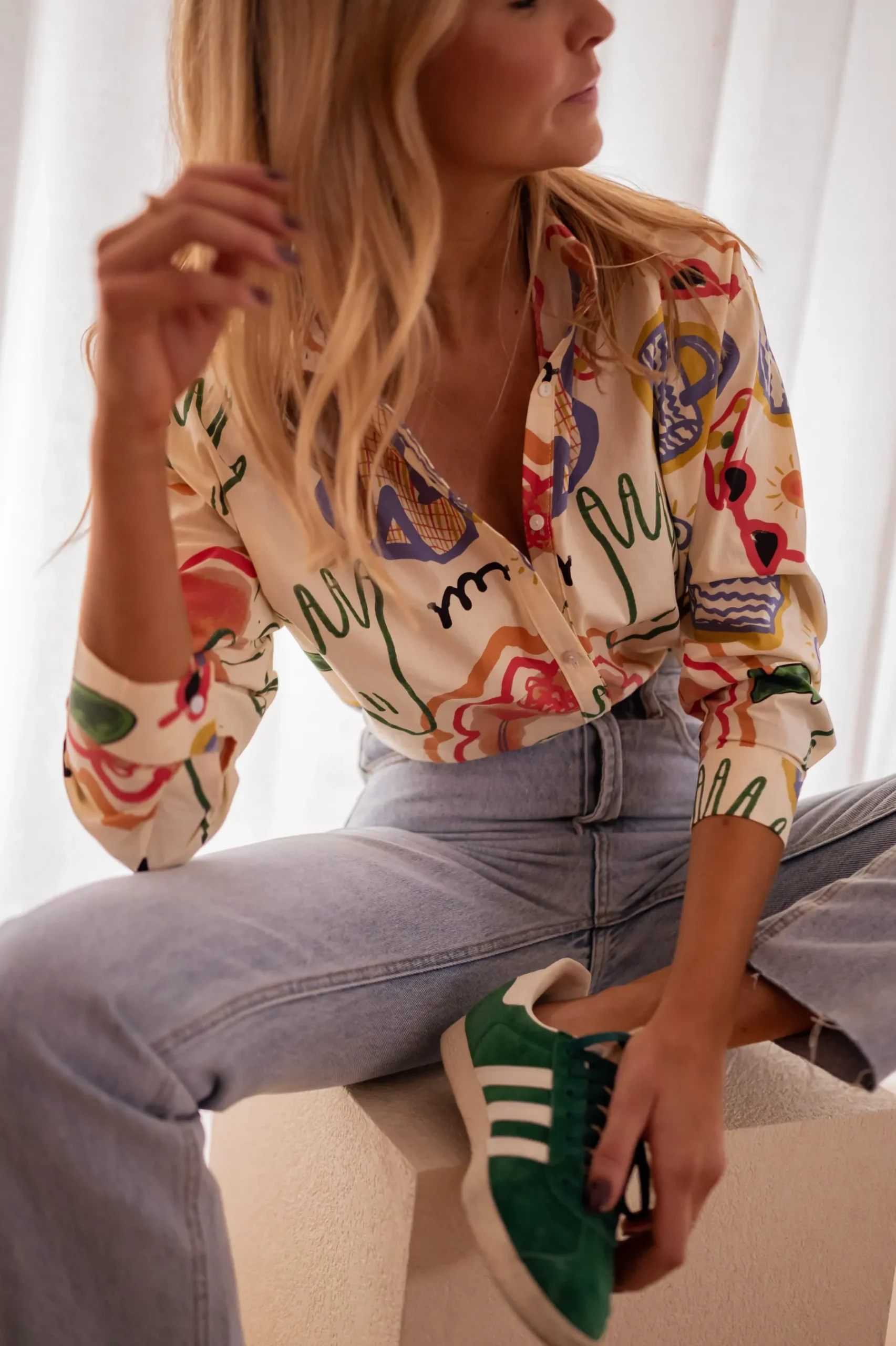 Chemisiers & Blouses-EASY-CLOTHES Chemise - Lou - A motifsEasy Clothes À motifs
