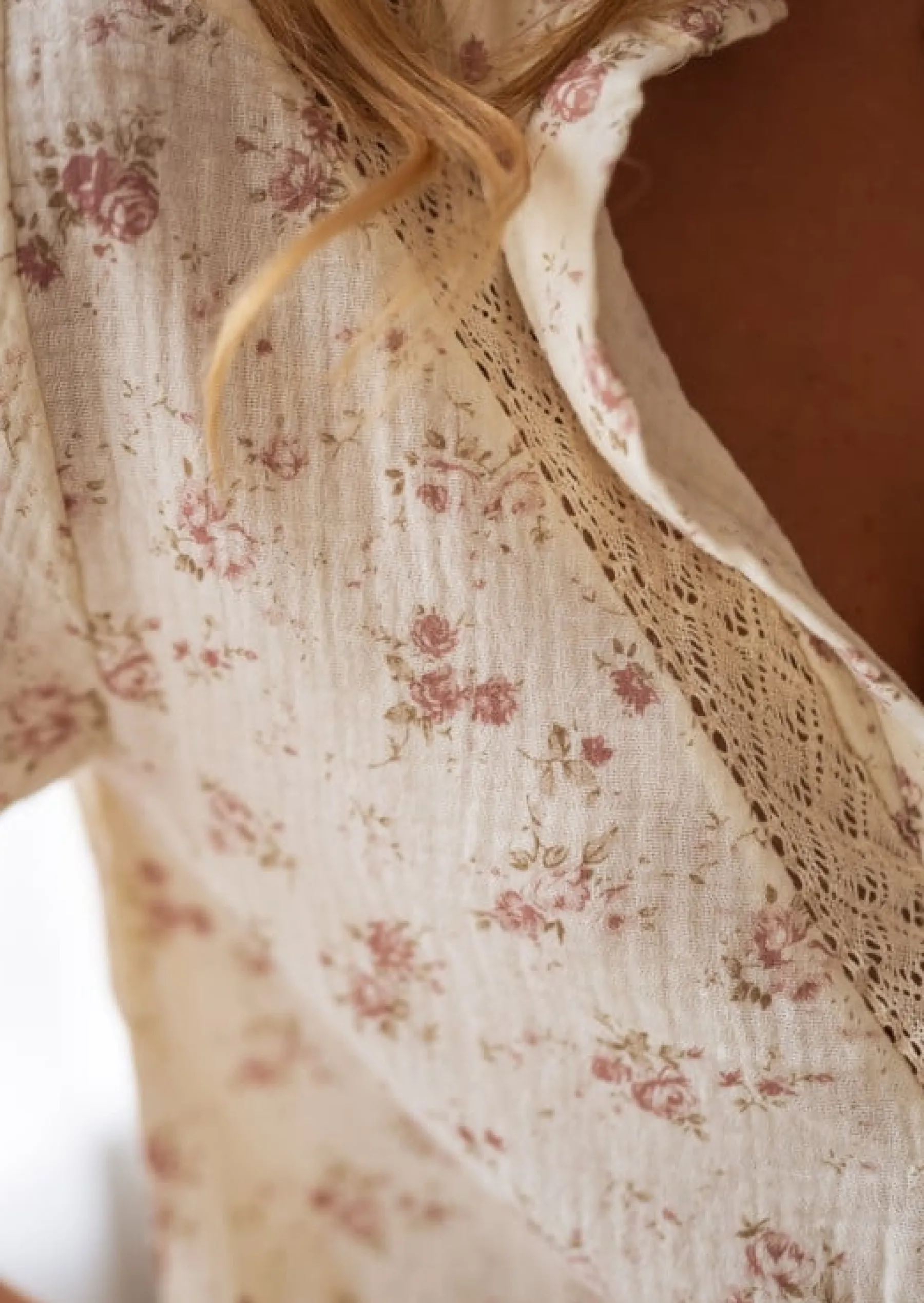 Chemisiers & Blouses-EASY-CLOTHES Chemise Basile Écrue - Gaze de Coton - BroderieEasy Clothes Écrue