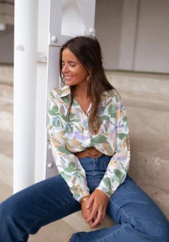 Chemisiers & Blouses-EASY-CLOTHES Chemise Charlotte - à motifsEasy Clothes À motifs