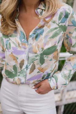 Chemisiers & Blouses-EASY-CLOTHES Chemise Charlotte - à motifsEasy Clothes À motifs