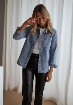 Chemisiers & Blouses-EASY-CLOTHES Chemise Célia - en jeansEasy Clothes En jeans