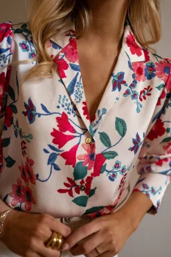 Chemisiers & Blouses-EASY-CLOTHES Chemise Cuba - à fleursEasy Clothes À fleurs       