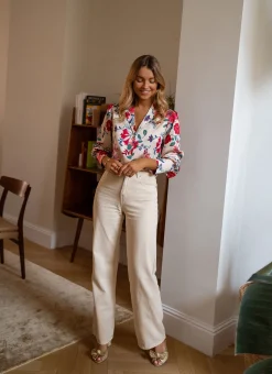 Chemisiers & Blouses-EASY-CLOTHES Chemise Cuba - à fleursEasy Clothes À fleurs       