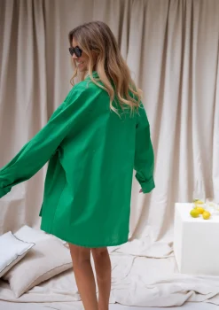Chemisiers & Blouses-EASY-CLOTHES Chemise Dagma - verteEasy Clothes Verte       