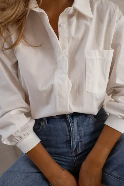 Chemisiers & Blouses-EASY-CLOTHES Chemise Dianne - Écrue - Vêtements FemmeEasy Clothes Écrue