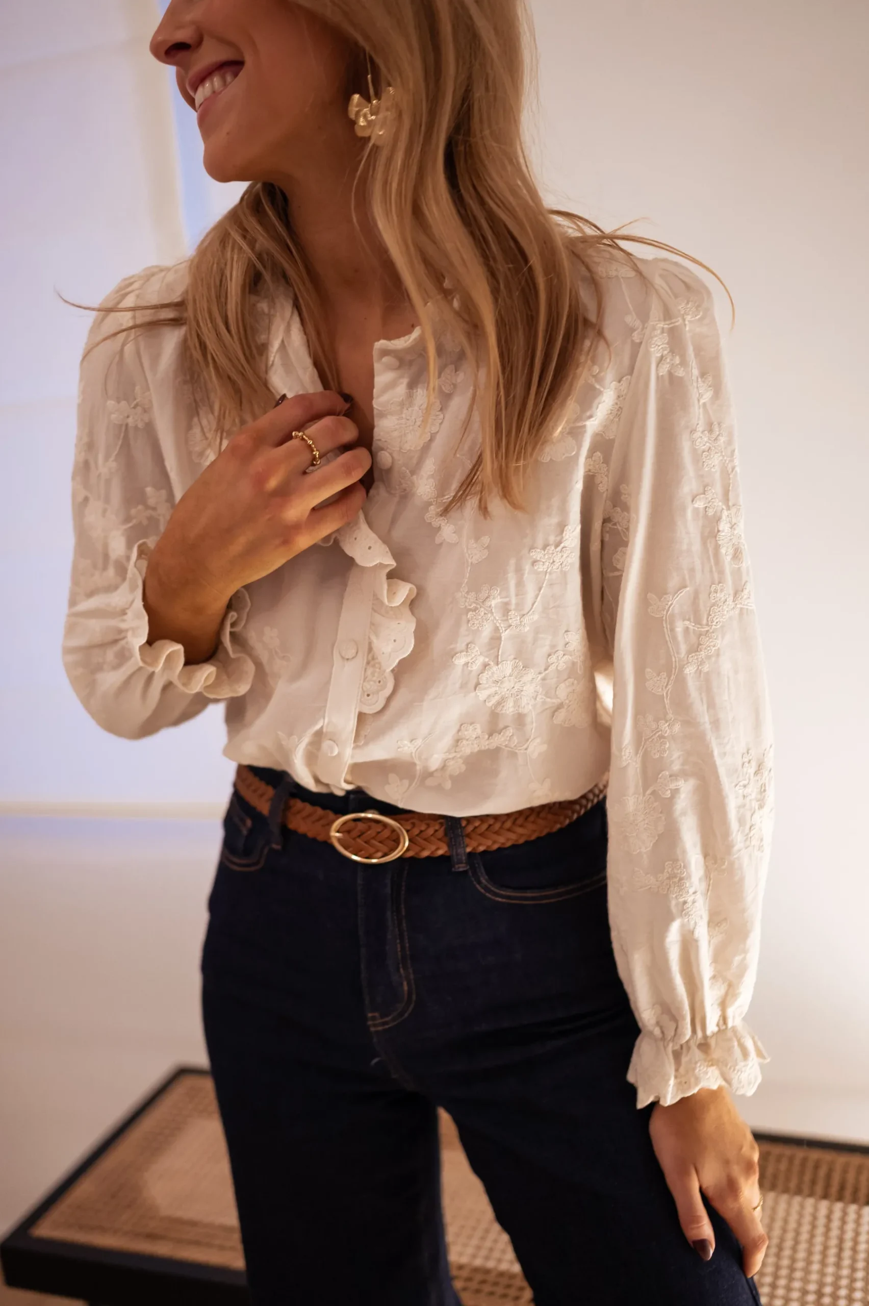 Chemisiers & Blouses-EASY-CLOTHES Chemise Kendal - écrueEasy Clothes Écrue