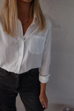 Chemisiers & Blouses-EASY-CLOTHES Chemise Kloé - blancheEasy Clothes Blanche