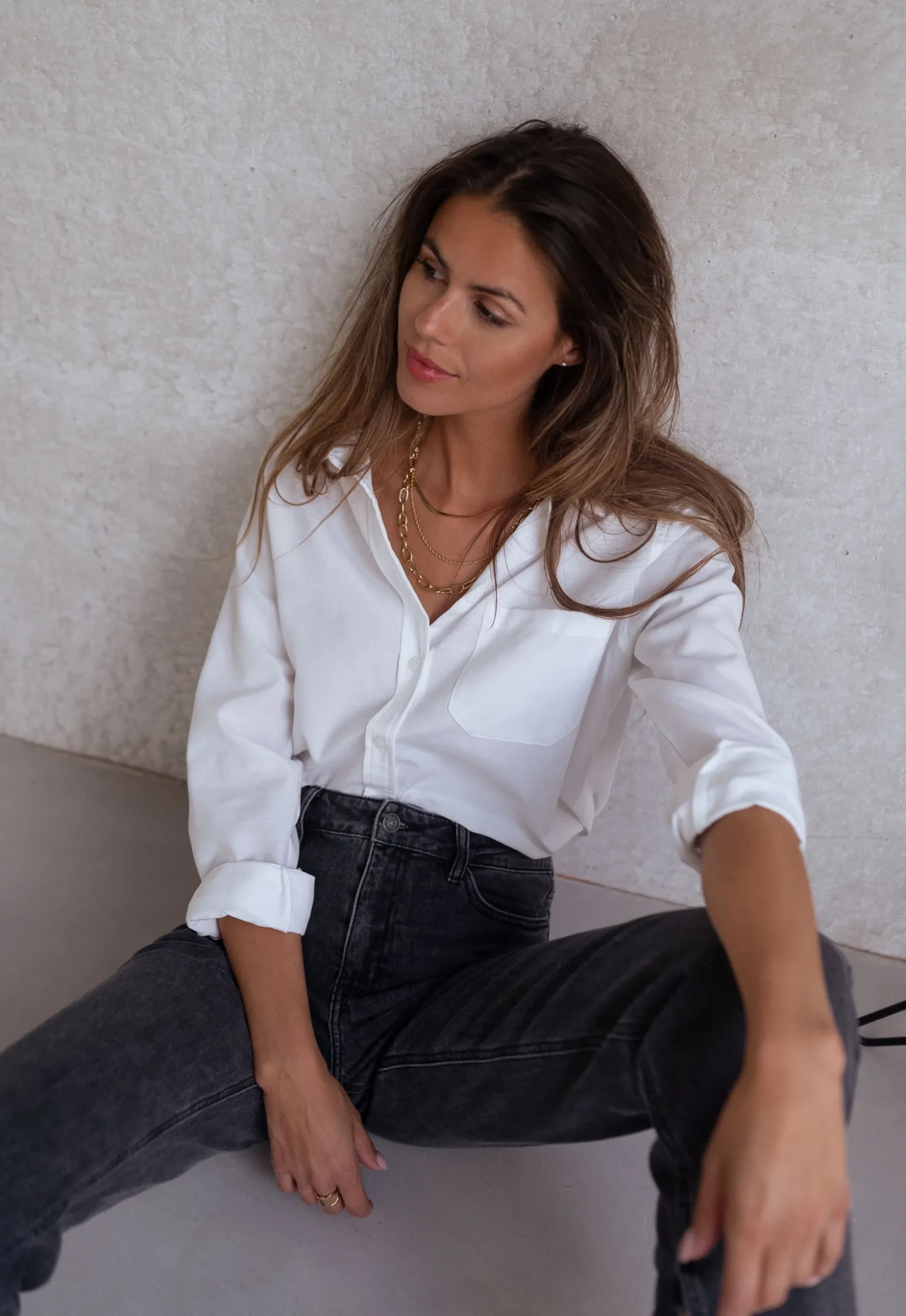 Chemisiers & Blouses-EASY-CLOTHES Chemise Kloé - blancheEasy Clothes Blanche