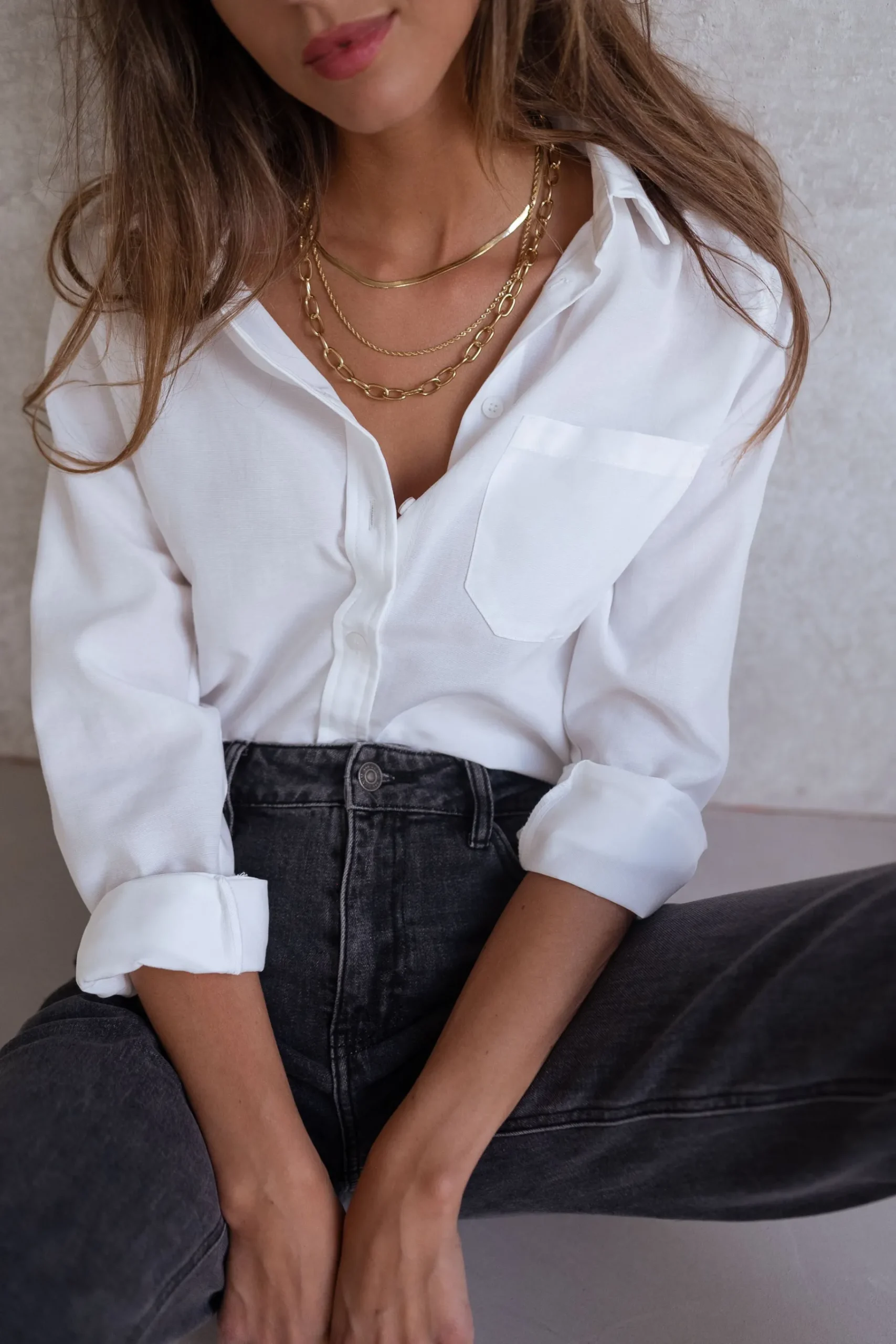 Chemisiers & Blouses-EASY-CLOTHES Chemise Kloé - blancheEasy Clothes Blanche