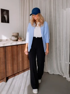 Chemisiers & Blouses-EASY-CLOTHES Chemise Kloé - bleueEasy Clothes Bleue