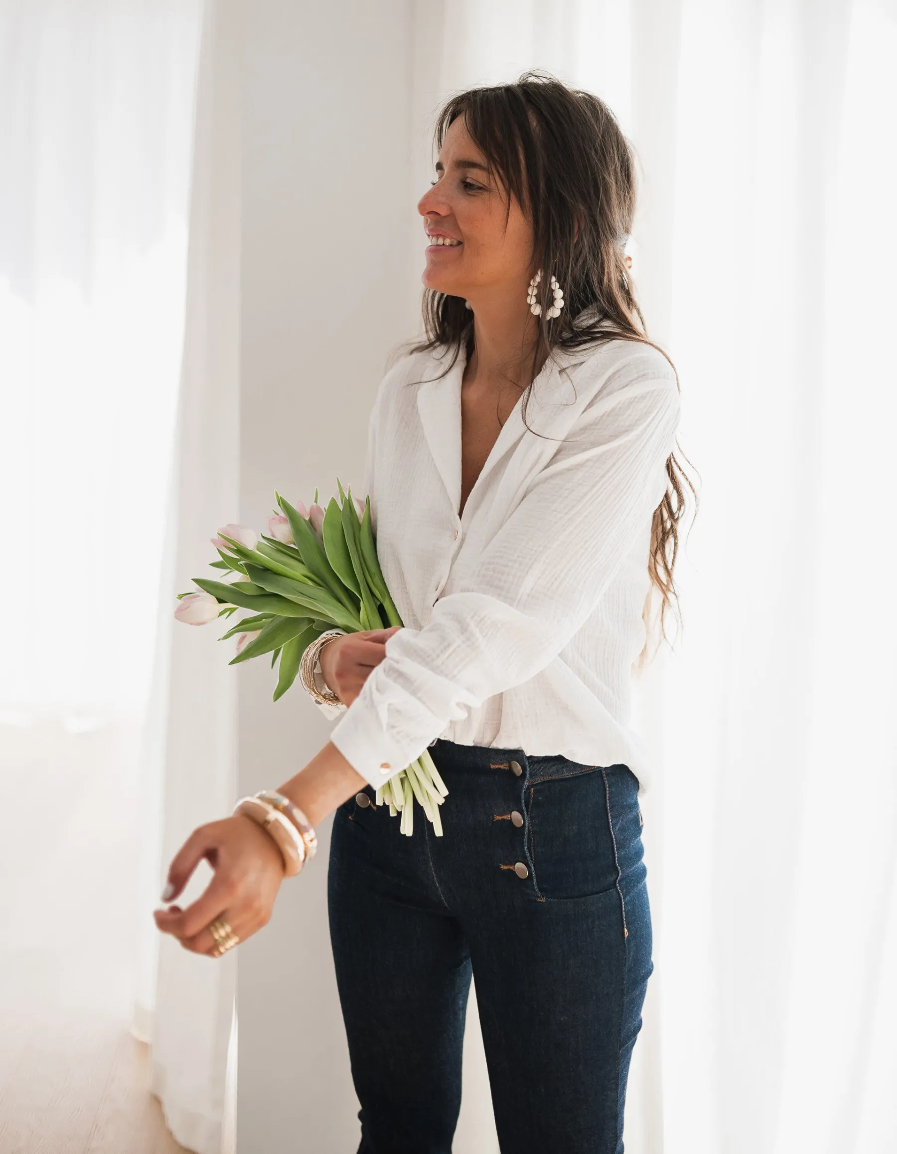 Chemisiers & Blouses-EASY-CLOTHES Chemise Lutece - blancheEasy Clothes Blanche