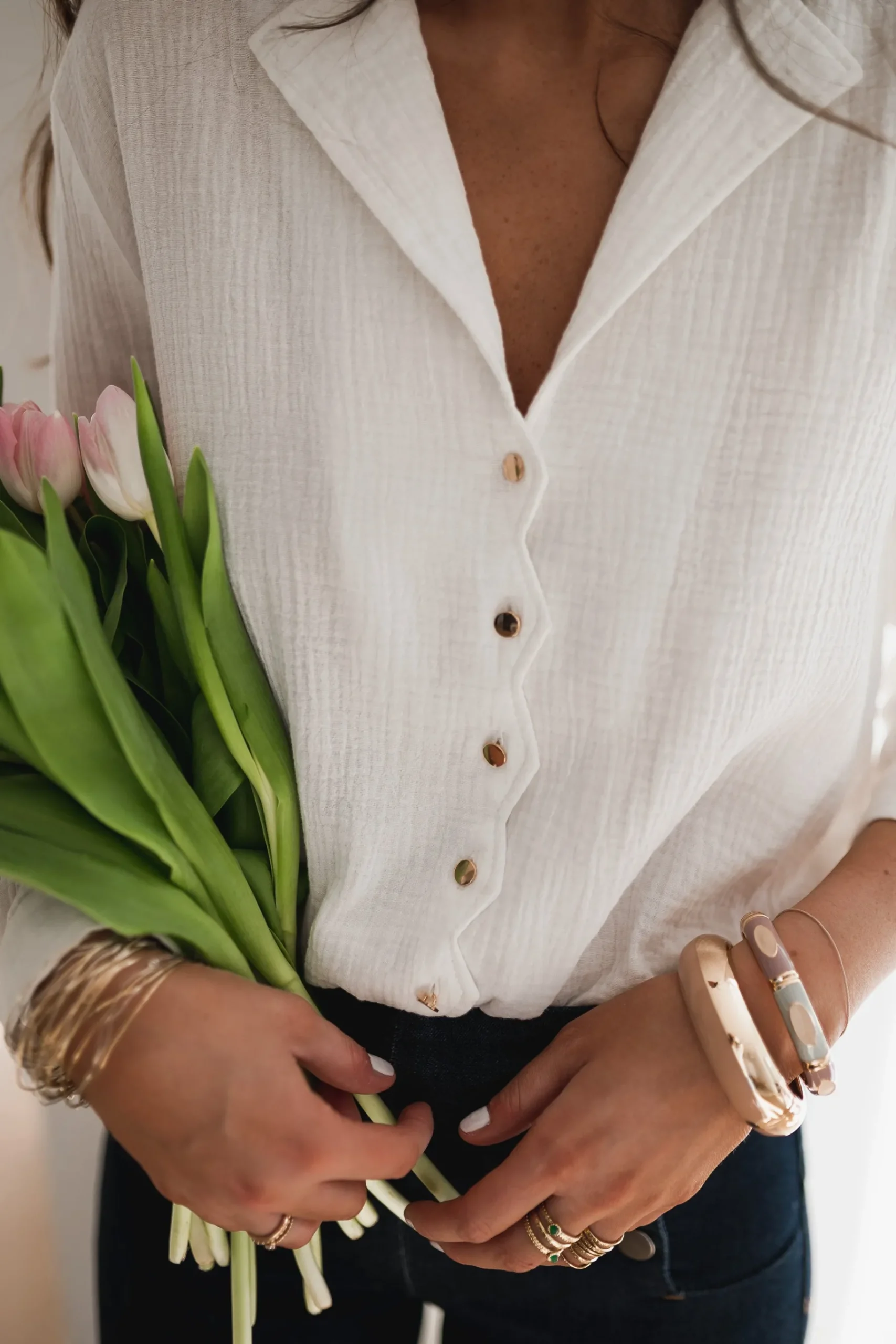 Chemisiers & Blouses-EASY-CLOTHES Chemise Lutece - blancheEasy Clothes Blanche