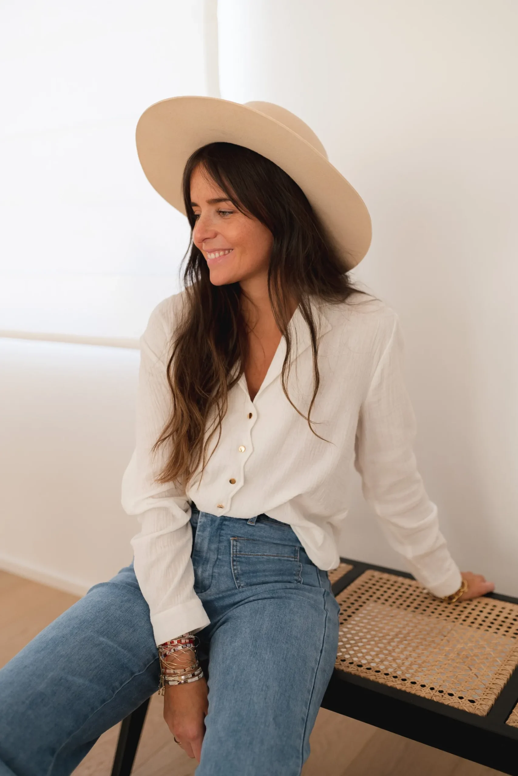 Chemisiers & Blouses-EASY-CLOTHES Chemise Lutece - blancheEasy Clothes Blanche