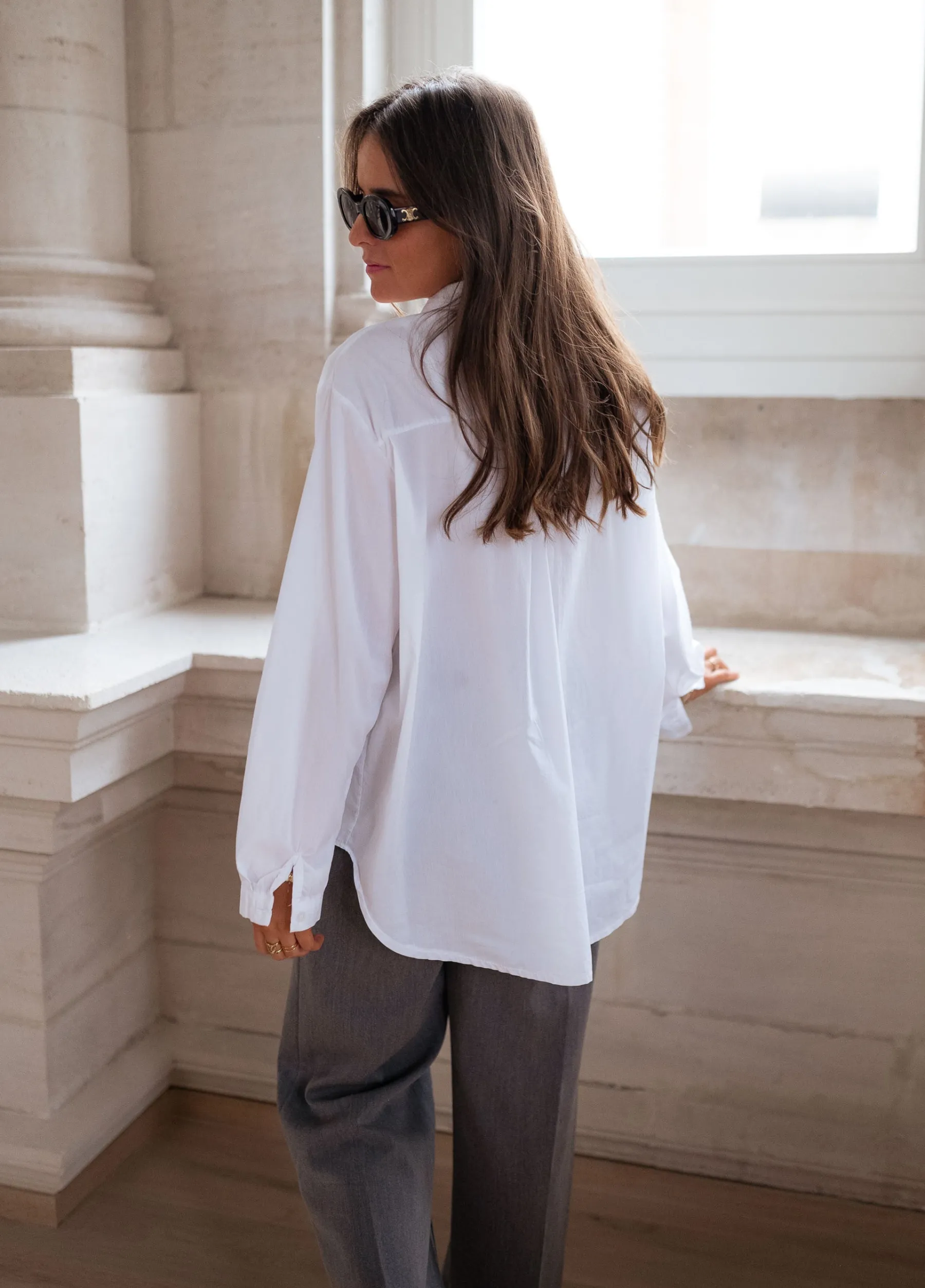 Chemisiers & Blouses-EASY-CLOTHES Chemise Nahela - blancheEasy Clothes Blanche