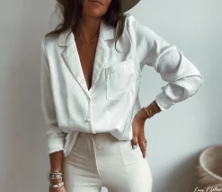 Chemisiers & Blouses-EASY-CLOTHES Chemise Youna - écrueEasy Clothes Écrue       