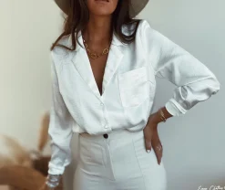 Chemisiers & Blouses-EASY-CLOTHES Chemise Youna - écrueEasy Clothes Écrue       
