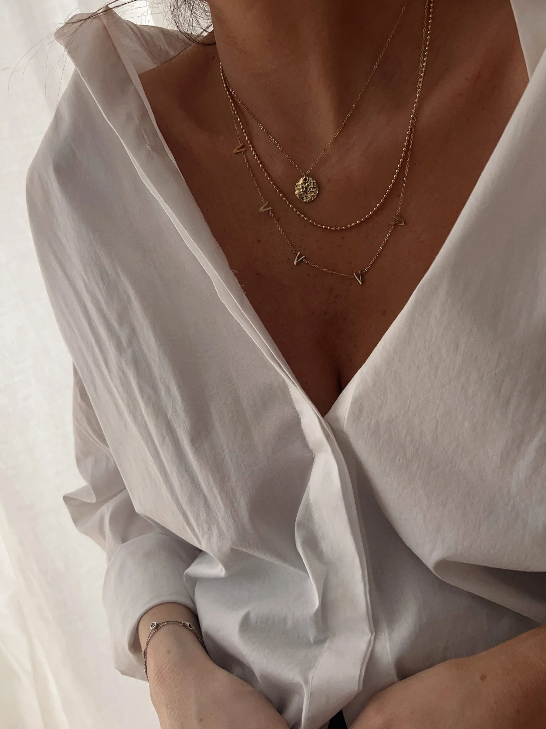 Colliers-EASY-CLOTHES Collier Arthus - doréEasy Clothes Doré
