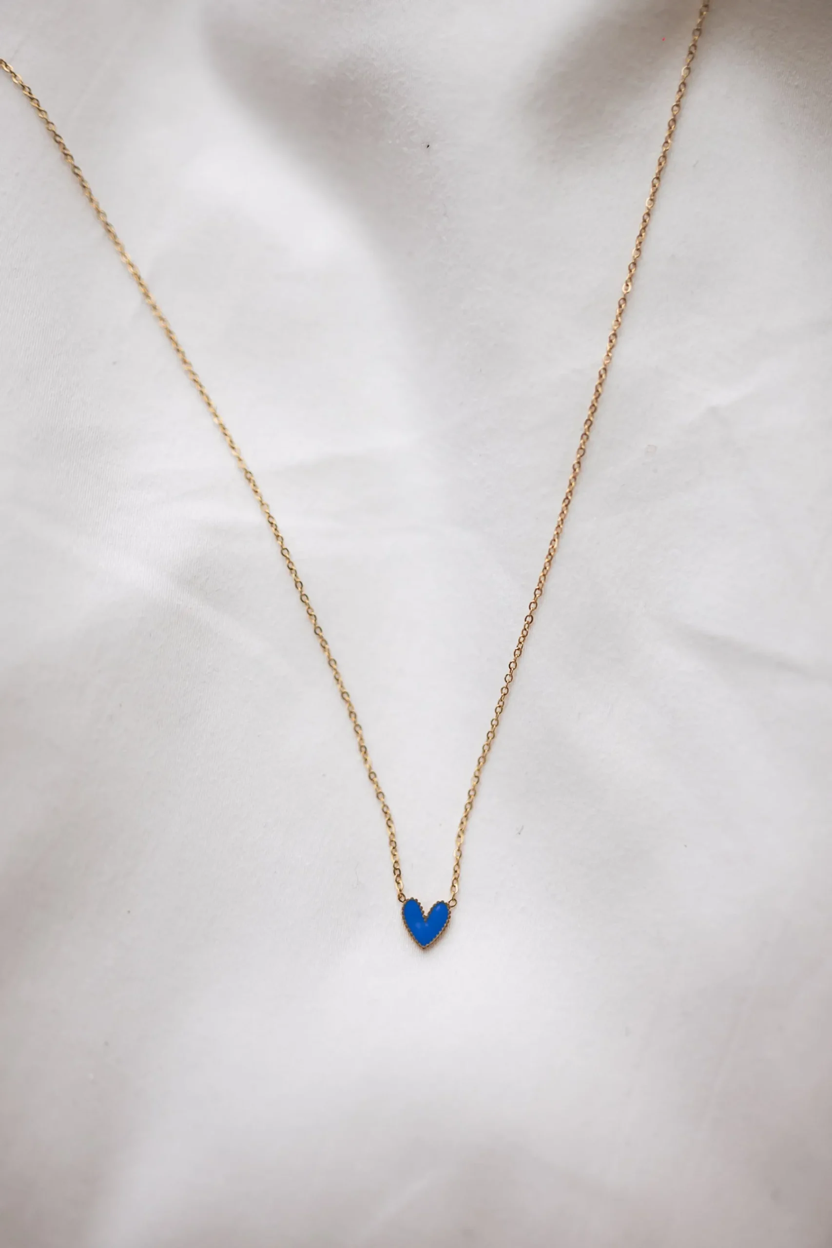 Colliers-EASY-CLOTHES Collier Blair - Doré et bleuEasy Clothes