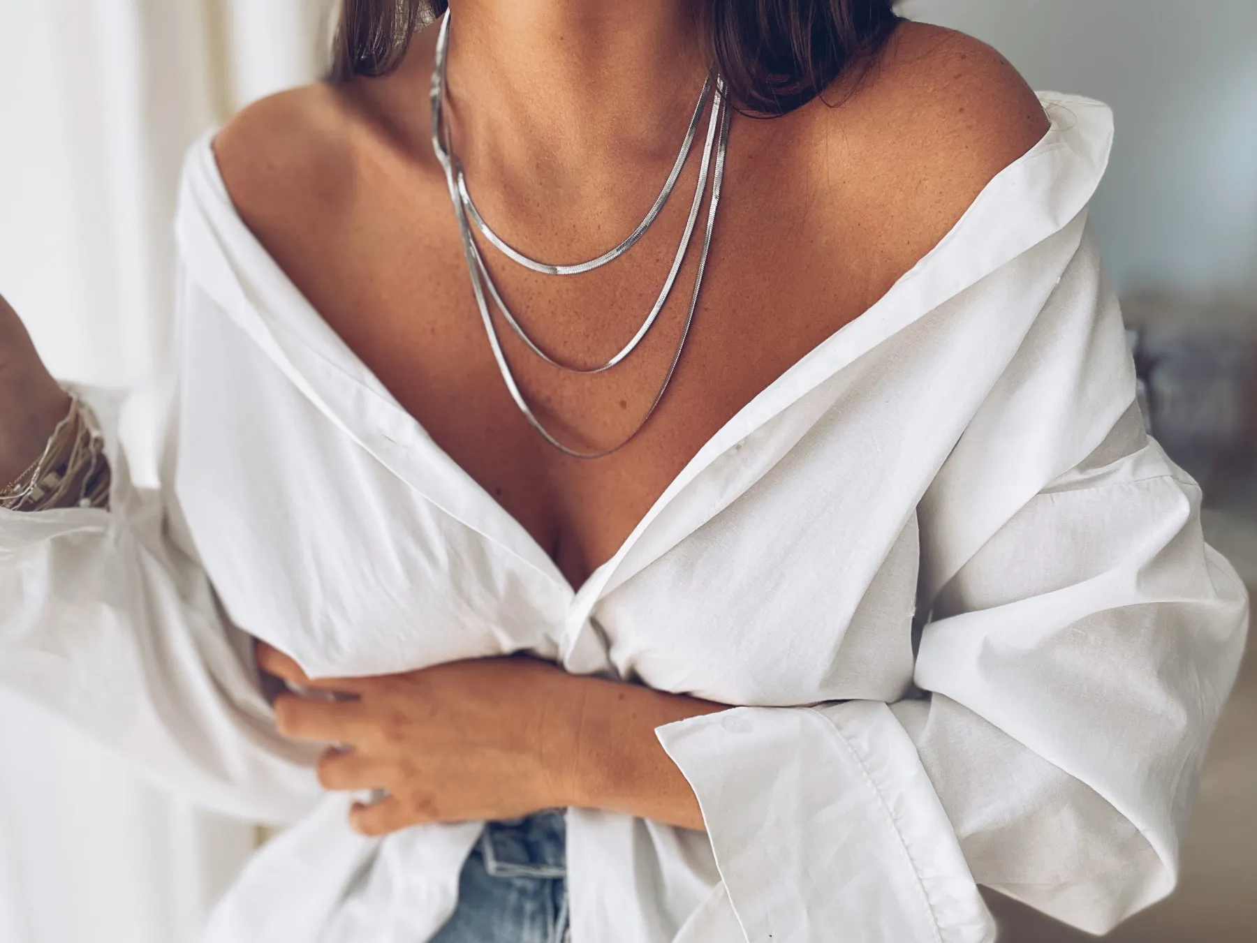 Colliers-EASY-CLOTHES Collier Candy - argentéEasy Clothes Argenté