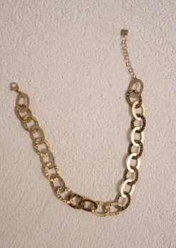 Colliers-EASY-CLOTHES Collier Doré - Lopus - Fermeture Ajustable - Bijoux & AccessoiresEasy Clothes Doré       